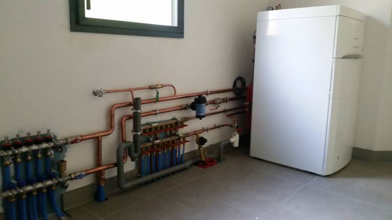 Installation en cuivre par un artisan des landes