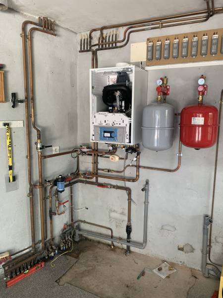 Installation d'une chaudière à condensation à Biscarrosse